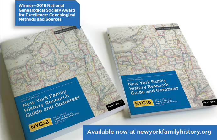 New York Family History Research Guide and Gazetteer cover